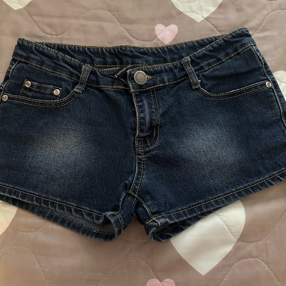 NAF NAF Dark Blue Jean Shorts